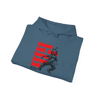 “Boom Kat” Hoodie – Unisex Hooded Sweatshirt with Bold Streetwear-Inspired Dance Graphic