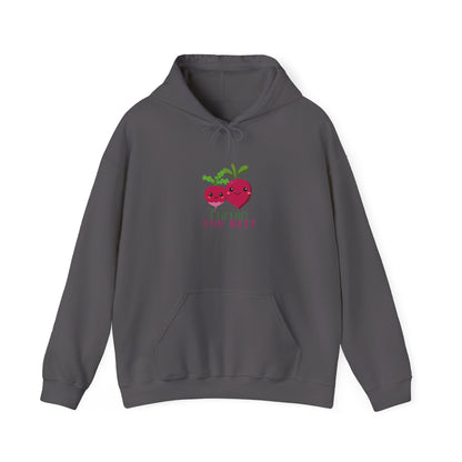 "Turnip the Beet" Unisex Hooded Sweatshirt – Funny Dance Pun Hoodie with Cute Veggie Graphic | Cozy Gift for Dancers & Foodie Fans