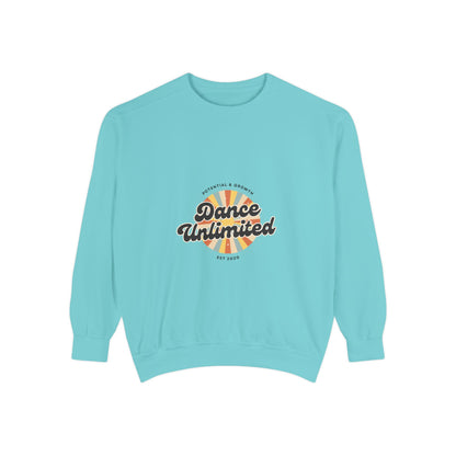 "Dance Unlimited – Potential & Growth" Unisex Lightweight Crewneck Sweatshirt – Retro-Inspired Motivational Dance Pullover for Performers & Creatives
