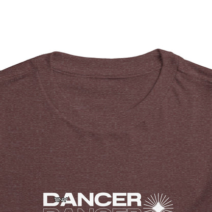 “Tiny Dancer" Toddler Short Sleeve T-Shirt – Streetwear-Inspired Recital Photo Graphic Tee for Kids