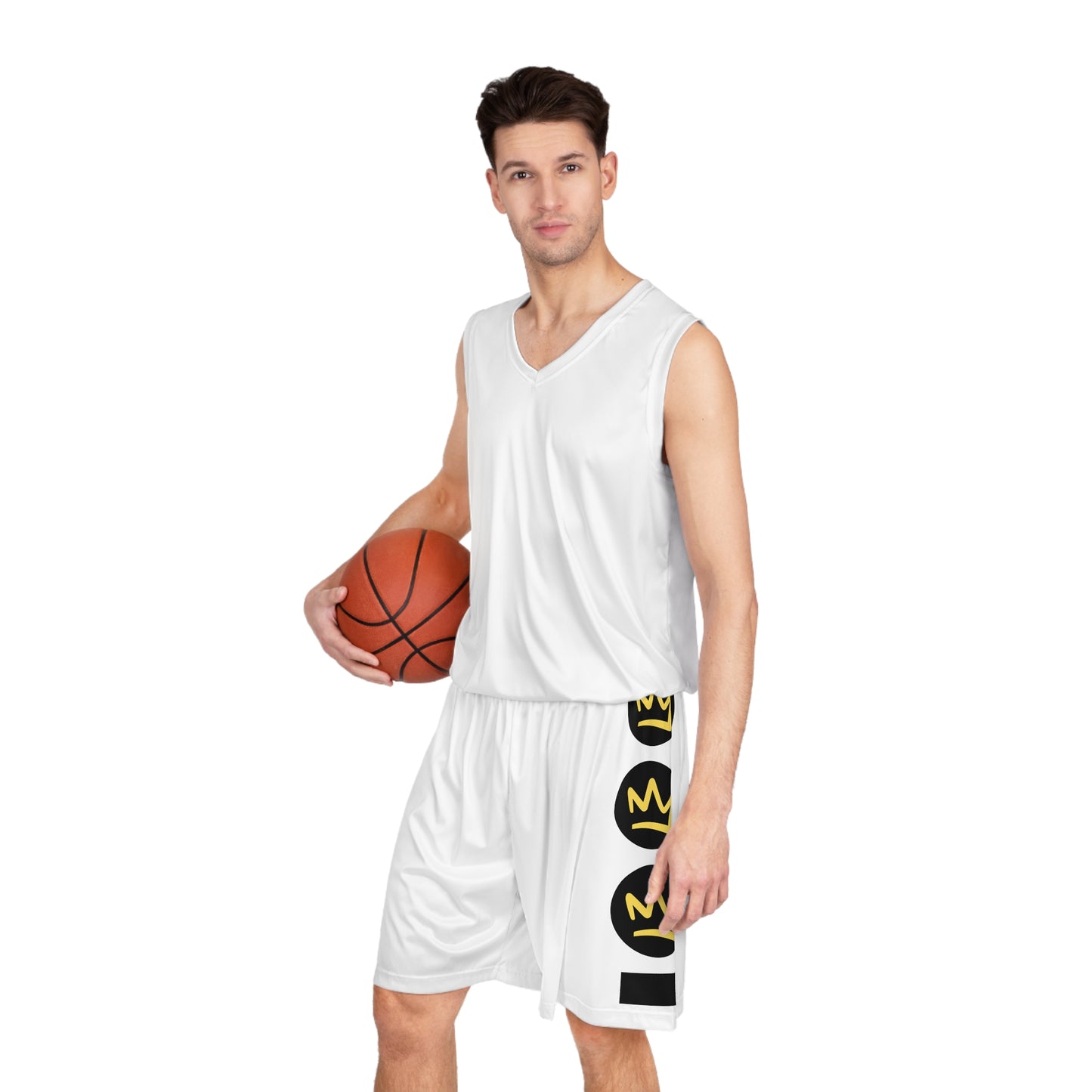 Full Out Premium Collection Basketball Shorts – Vibrant Unisex Dance Shorts with Bold Streetwear Graphics Down the Legs