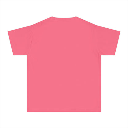 “Dance Mode On" Comfort Colors Youth Midweight  T-Shirt – Pastel Stars & Smiley Face Dance Graphic Tee for Kids