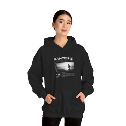“Dancer” Arabesque on the Beach Graphic | Streetwear-Inspired Dance Hoodie for Ballet & Beach Lovers - Unisex Heavy Blend™ Hoodie