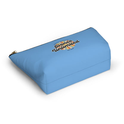 "Dance Unlimited - Potential & Growth" Makeup Bag – Retro Dance Graphic – Inspirational Dance-Themed Zipper Pouch for Cosmetics, Accessories & Gifts