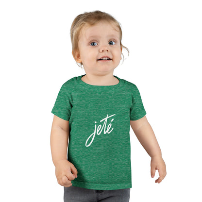 “Jeté” Official Logo | Ballet & Dance T-Shirt for Toddlers & Young Dance Enthusiasts - Toddler Short Sleeve Tee