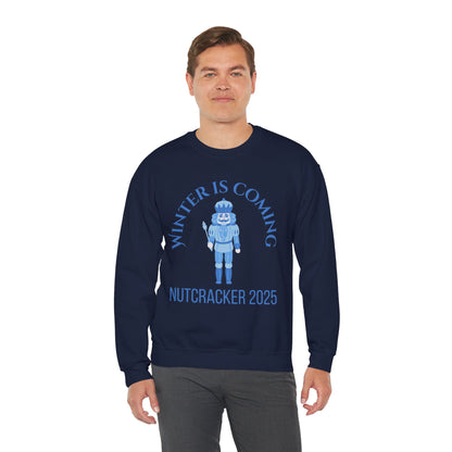“Winter Is Coming Nutcracker 2025” ADULT Sweatshirt – Unisex Heavy Blend Crewneck | Holiday Dance Sweatshirt for Ballet Dancers