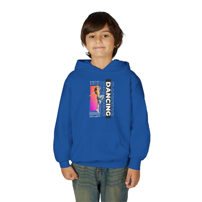 “Dancing” Female Dancer Streetwear Graphic | Unisex Youth Hoodie – Dance Hoodie for Kids & Young Performers