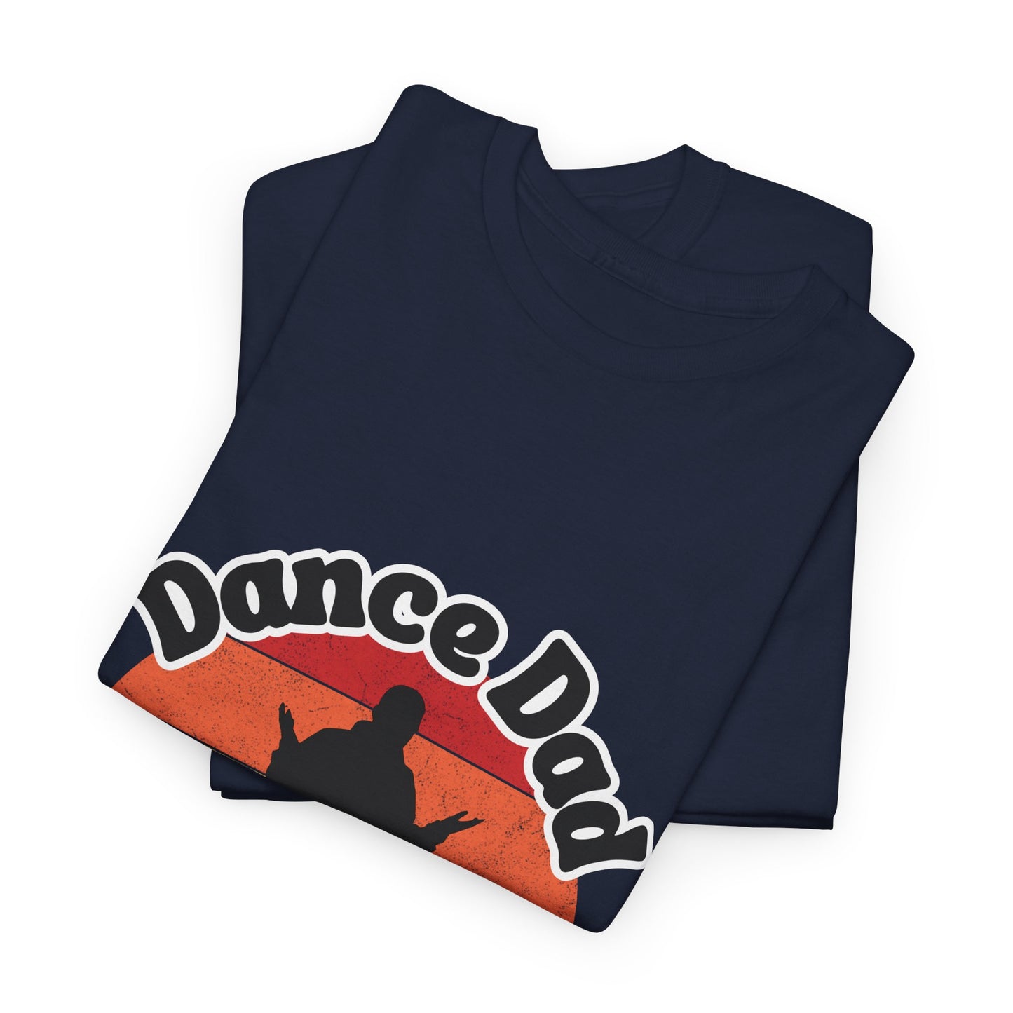 "Dance Dad" Unisex Heavy Cotton Tee – Funny Retro Dance Shirt for Cool Dads