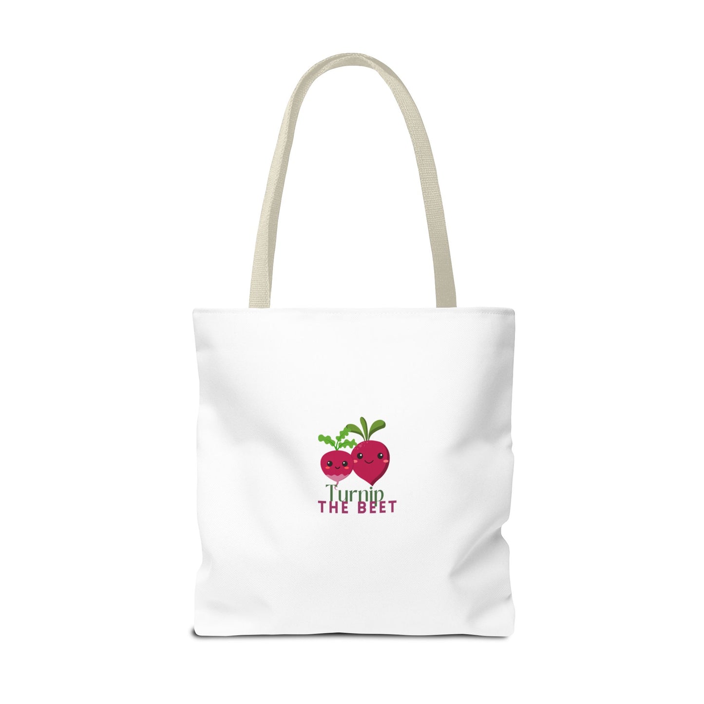 "Turnip the Beet" Canvas Tote Bag – Cute Veggie Graphic Dance-Themed Reusable Bag for Grocery Runs, Dance Class & Everyday Use