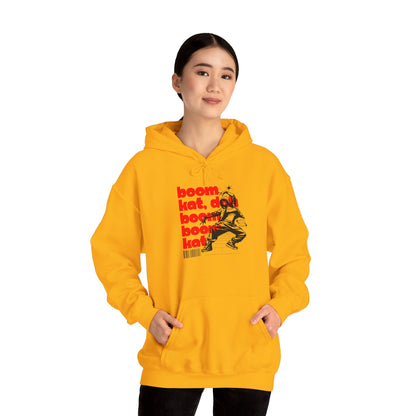 “Boom Kat” Hoodie – Unisex Hooded Sweatshirt with Bold Streetwear-Inspired Dance Graphic
