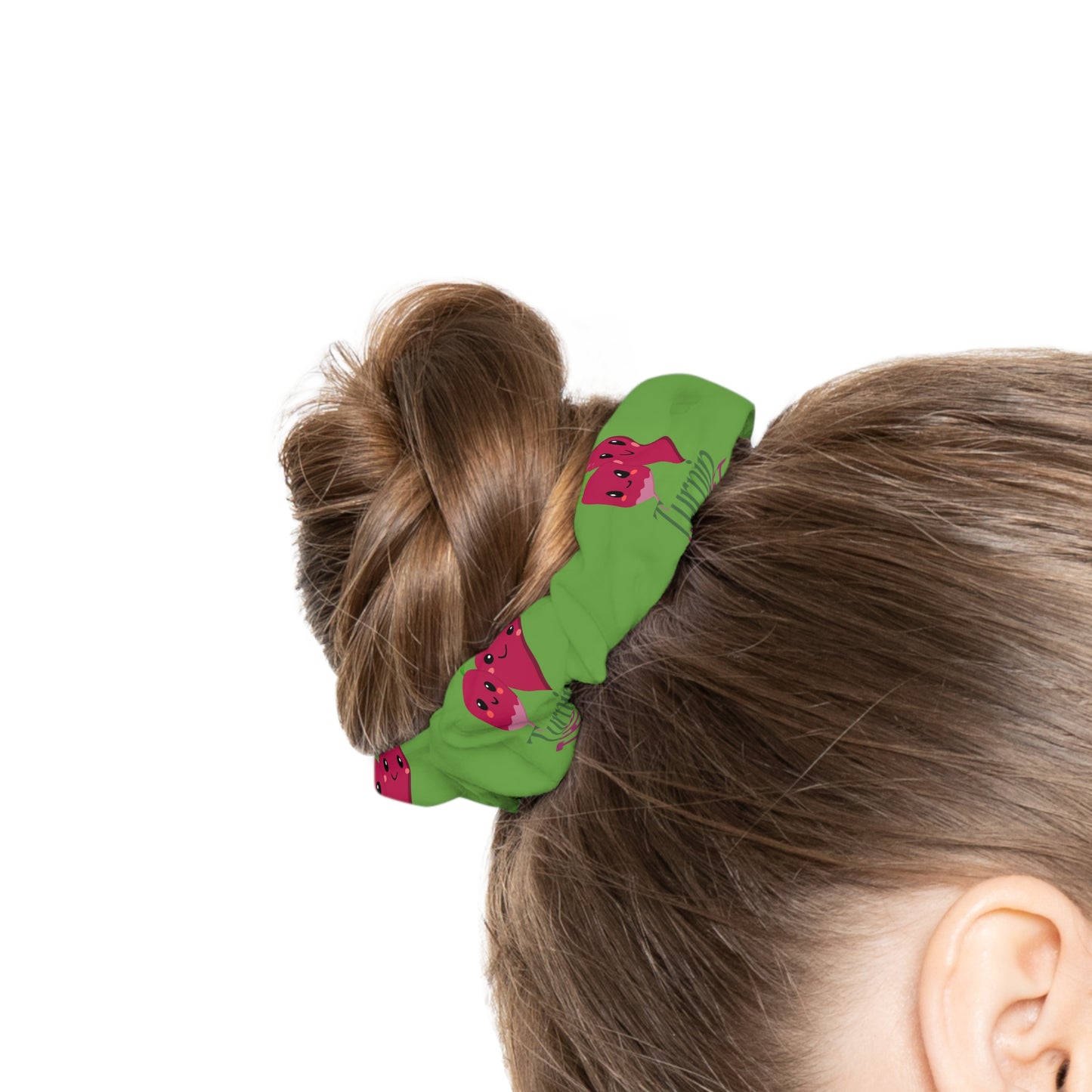 "Turnip the Beet” Scrunchie – Funny Dance Pun Hair Accessory with Cute Pepper Graphic