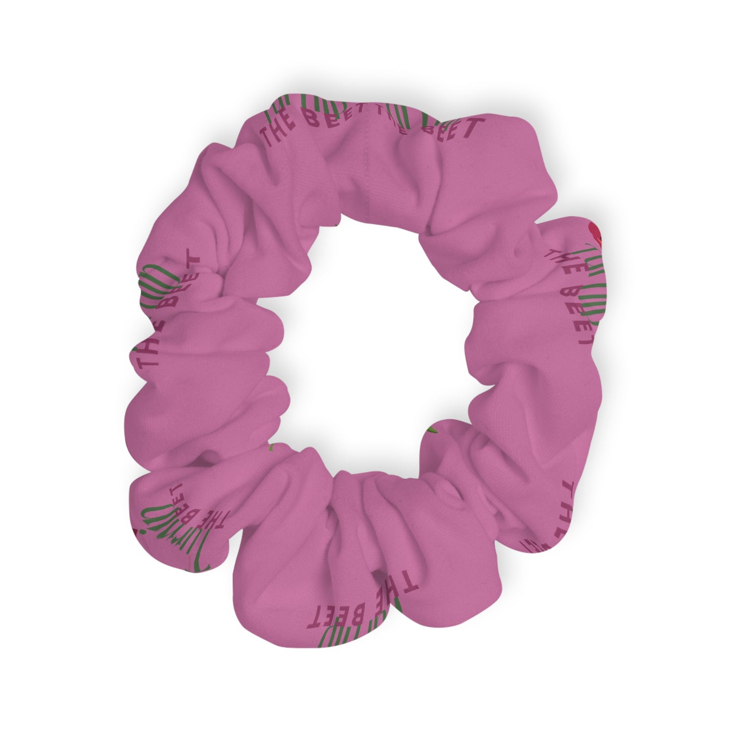 "Turnip the Beet” Scrunchie – Funny Dance Pun Hair Accessory with Cute Pepper Graphic
