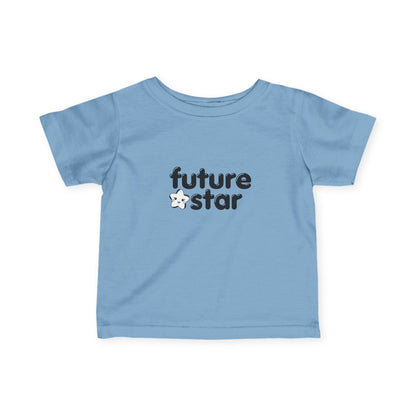 “Future Star” Infant Fine Jersey Tee – Cute Dance-Themed Baby T-Shirt for Little Performers and Rising Stars