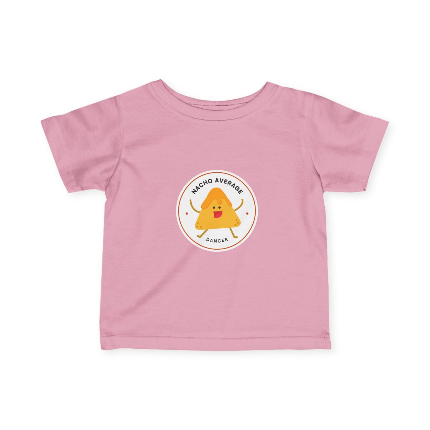 "Nacho Average Dancer" Infant Fine Jersey Tee – Funny Baby Dance T-Shirt with Cute Nacho Graphic for Tiny Movers