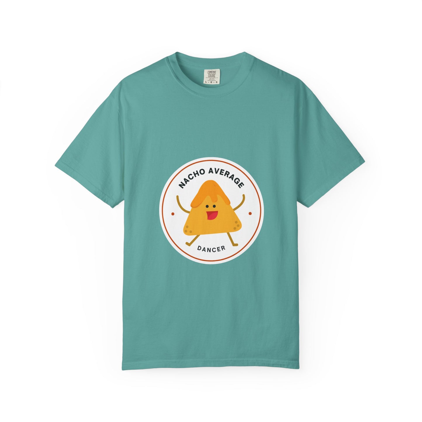 "Nacho Average Dancer" T-Shirt – Funny Dance Pun Unisex Garment-Dyed Tee with Cute Nacho Graphic 🌮💃
