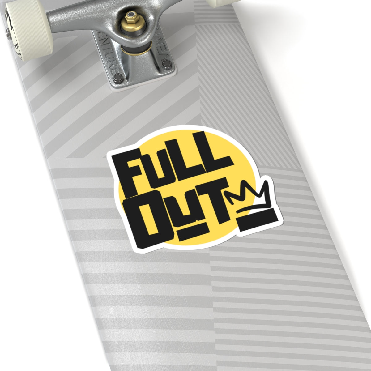 "Full Out" Kiss-Cut Sticker – Bold Streetwear-Inspired Dance Graphic – Urban Dance-Themed Vinyl Sticker for Laptops, Journals & Water Bottles