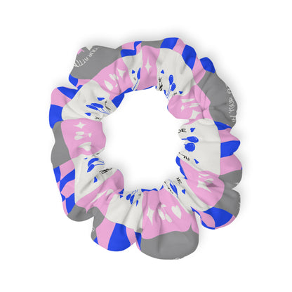 “Dancer – All in Your Attitude” Scrunchie – Retro Dance Hair Accessory with Motivational Graphic