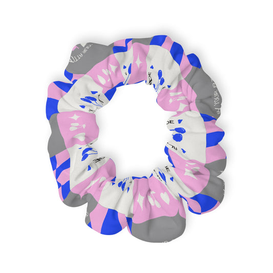 “Dancer – All in Your Attitude” Scrunchie – Retro Dance Hair Accessory with Motivational Graphic