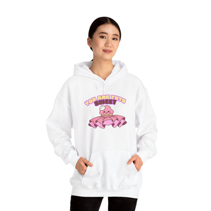 "You Are Tutu Sweet" Unisex Heavy Blend Hooded Sweatshirt – Kawaii Cupcake in Tutu Dance Graphic Hoodie for Adults and Teens