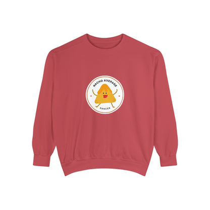 "Nacho Average Dancer" Unisex Lightweight Crewneck Sweatshirt – Cute Dance Pun Pullover with Fun Nacho Graphic for Dancers & Foodie Fans