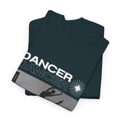 “Dancer” Mottos Streetwear Tee – Unisex Heavy Cotton Dance T-Shirt with Bold Graphic