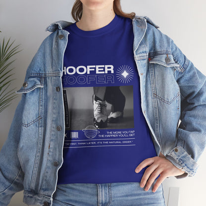 “Hoofer" Tap Dance Unisex Heavy Cotton Tee – Streetwear-Inspired Tap Shoes Graphic T-Shirt for Dancers