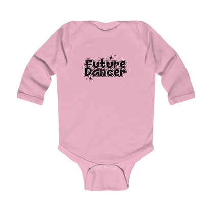 “Future Dancer” Infant Long Sleeve Bodysuit - Adorable Danced-Themed Baby One-Piece for Tiny Ballerinas and Little Movers