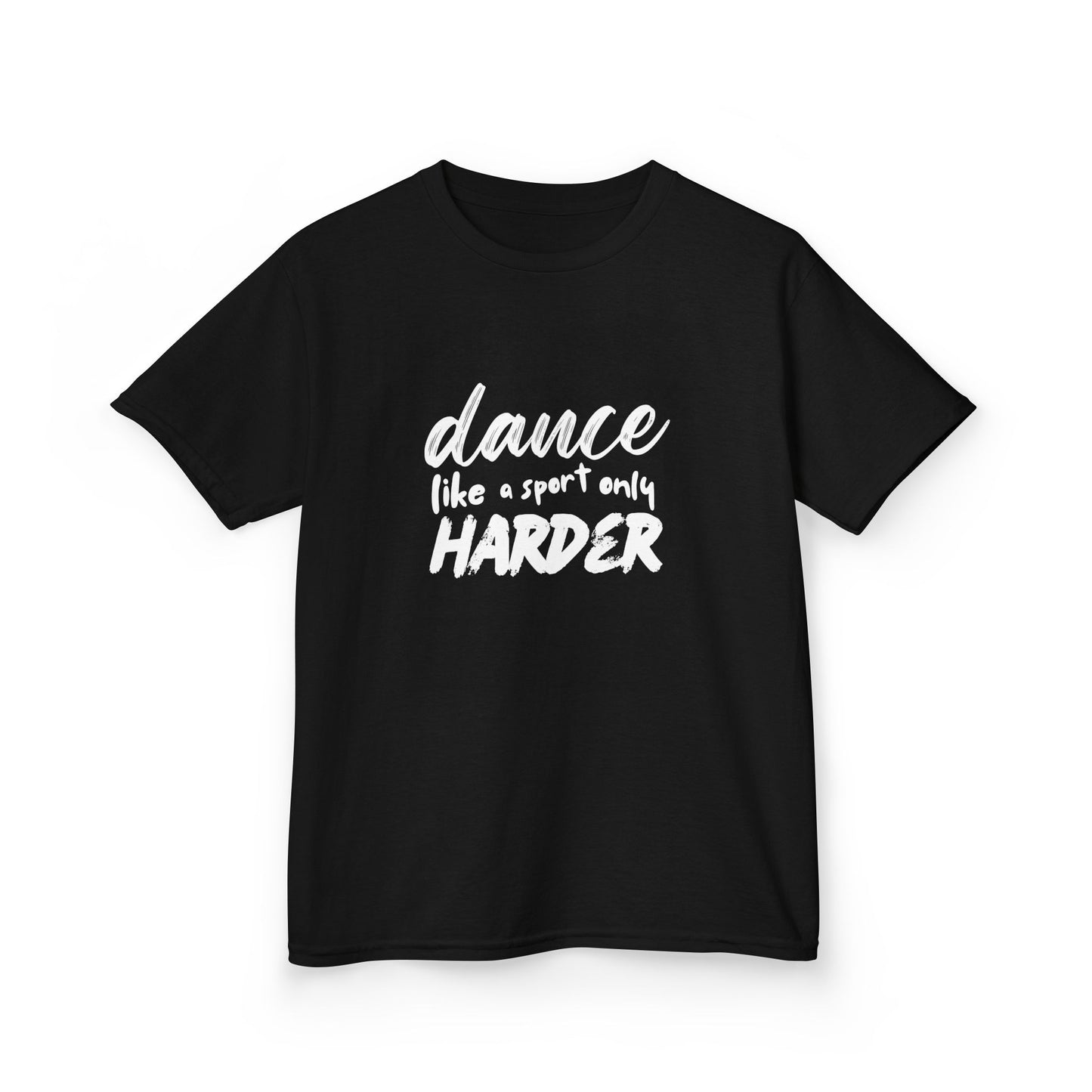 “Dance Like a Sport Only Harder” Kids Heavy Cotton™ Tee – Dance-Inspired Graphic Tee for Youth
