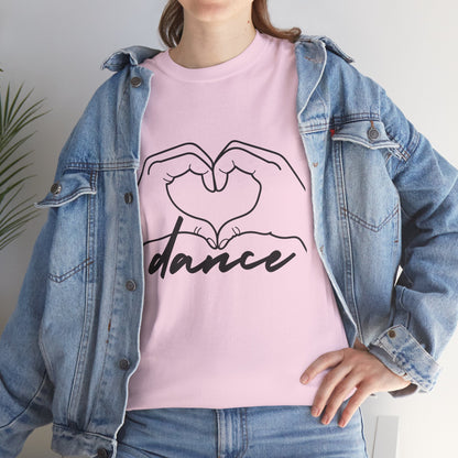 "Dance" Heart Hands Unisex Heavy Cotton Tee – Heart Hands Graphic Dance Lover T-Shirt