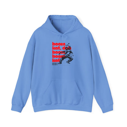 “Boom Kat” Hoodie – Unisex Hooded Sweatshirt with Bold Streetwear-Inspired Dance Graphic