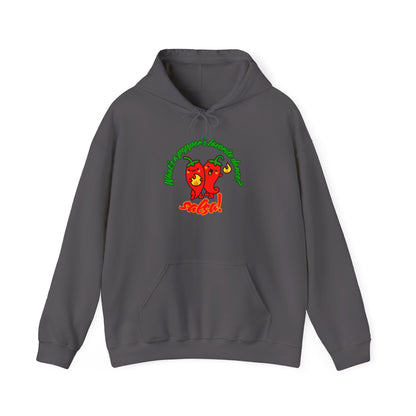 "What’s a Pepper’s Favorite Dance? Salsa!" Unisex Hooded Sweatshirt – Funny Dance Pun Hoodie with Cute Pepper Graphic for Dancers & Foodies