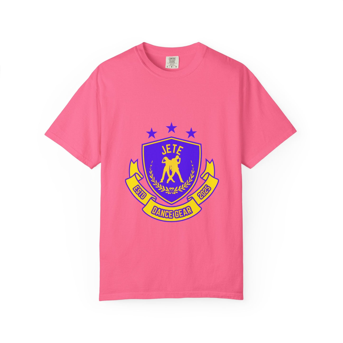 "Jeté Dance Gear" Unisex Garment-Dyed T-Shirt – Collegiate-Style Graphic Tee – Dance Apparel for Dancers & Performers
