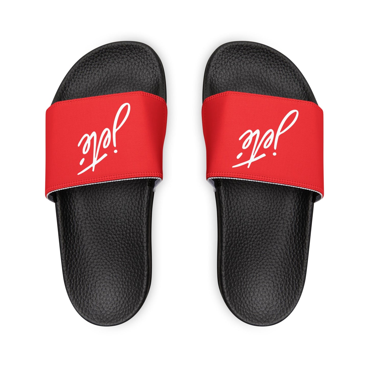 WOMEN'S SIZES - “Jeté” Official Logo Dance -Inspired Custom Footwear | Women’s Sandal Slides with Removable Straps