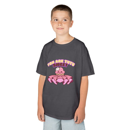 "You Are Tutu Sweet" Youth Short Sleeve Tee – Kawaii Cupcake in Tutu Graphic Dance Shirt for Kids and Ballet Lovers