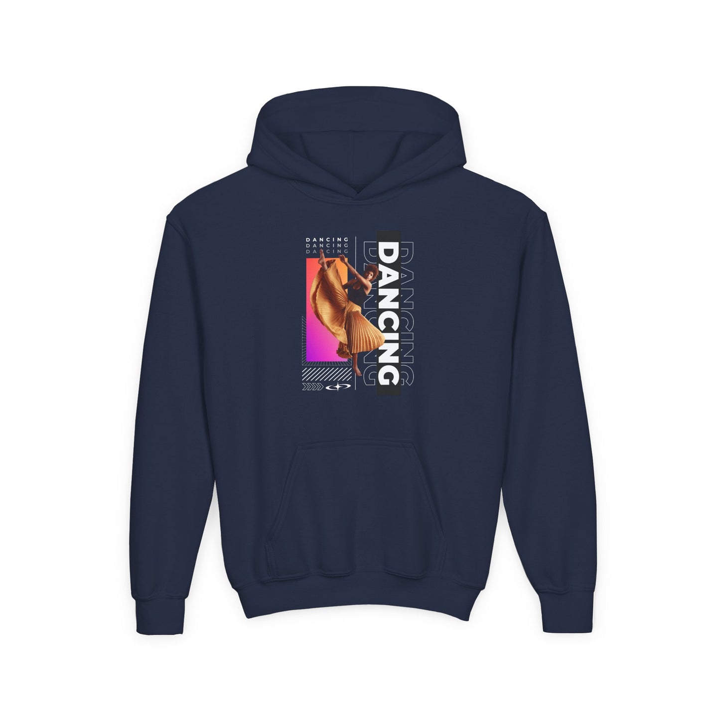 “Dancing” Female Dancer Streetwear Graphic | Unisex Youth Hoodie – Dance Hoodie for Kids & Young Performers