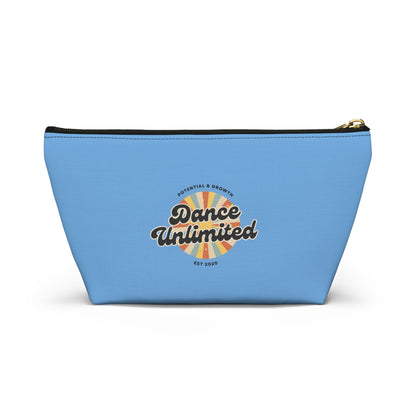 "Dance Unlimited - Potential & Growth" Makeup Bag – Retro Dance Graphic – Inspirational Dance-Themed Zipper Pouch for Cosmetics, Accessories & Gifts