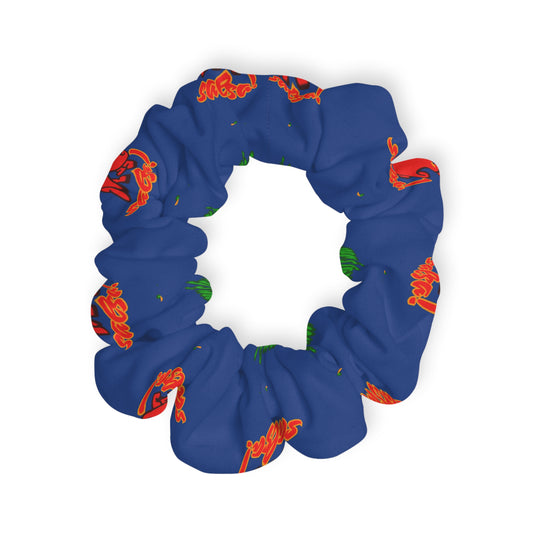 “What's a Pepper's Favorite Dance? Salsa!” Scrunchie – Funny Dance Pun Hair Accessory with Cute Pepper Graphic