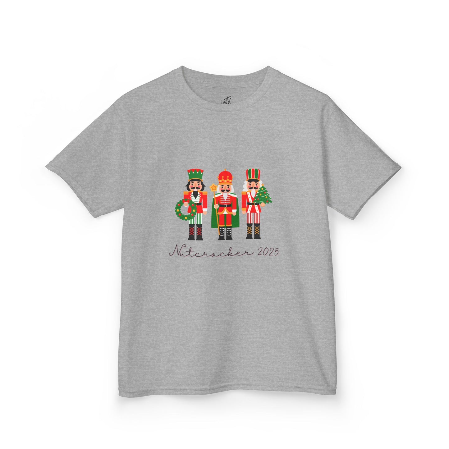 “Nutcracker 2025” T-shirt – YOUTH Crewneck | Ballet Holiday Dance T-shirt for Dancers