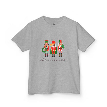 “Nutcracker 2025” T-shirt – YOUTH Crewneck | Ballet Holiday Dance T-shirt for Dancers