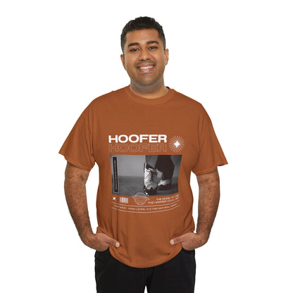 “Hoofer" Tap Dance Unisex Heavy Cotton Tee – Streetwear-Inspired Tap Shoes Graphic T-Shirt for Dancers