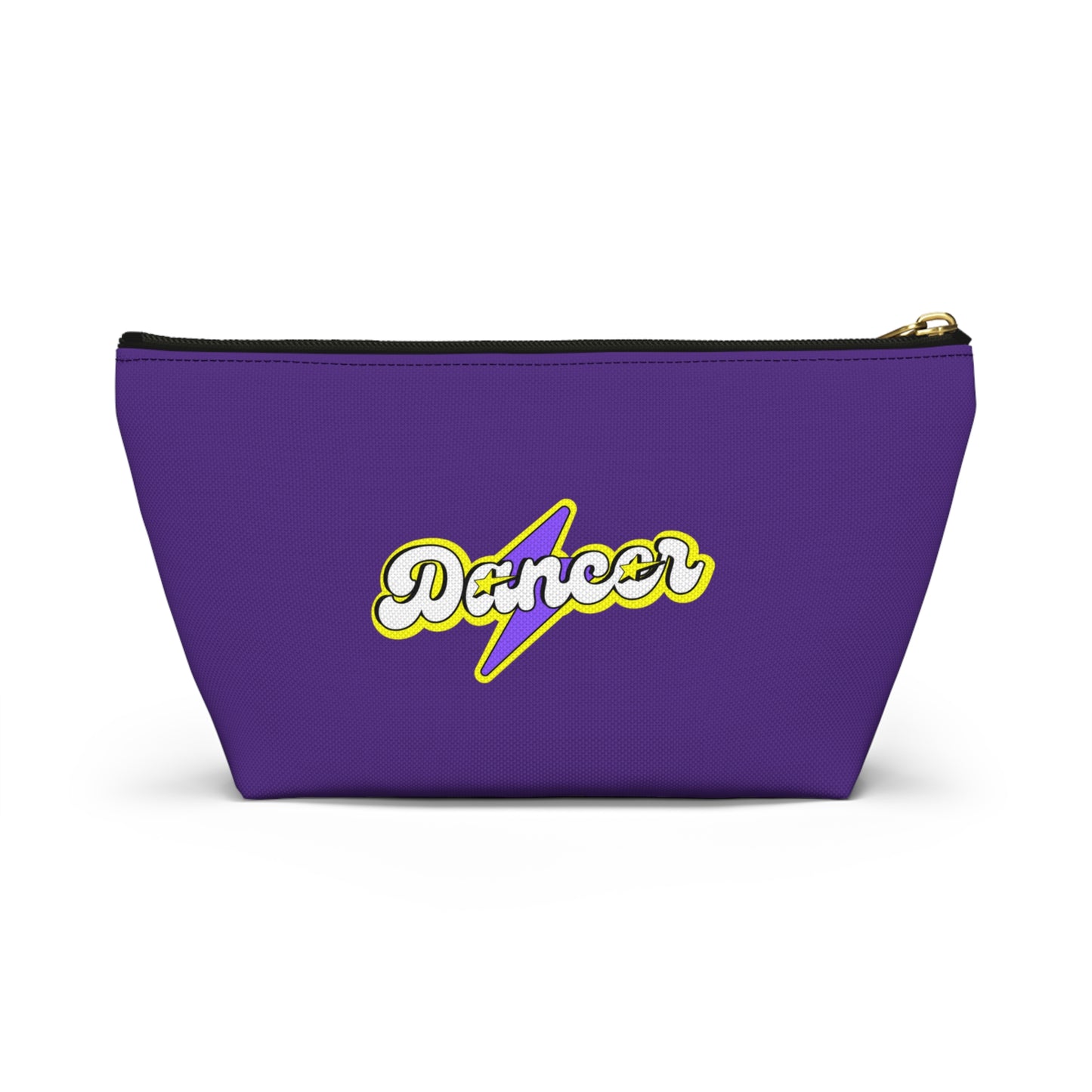 "Dancer" Makeup Bag – Superhero-Inspired Dance Graphic – Bold Dance-Themed Zipper Pouch for Cosmetics, Accessories & Everyday Essentials