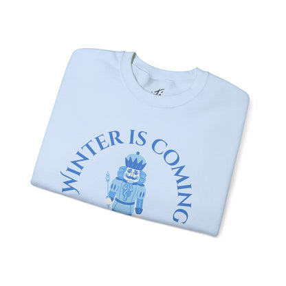 “Winter Is Coming Nutcracker 2025” ADULT Sweatshirt – Unisex Heavy Blend Crewneck | Holiday Dance Sweatshirt for Ballet Dancers