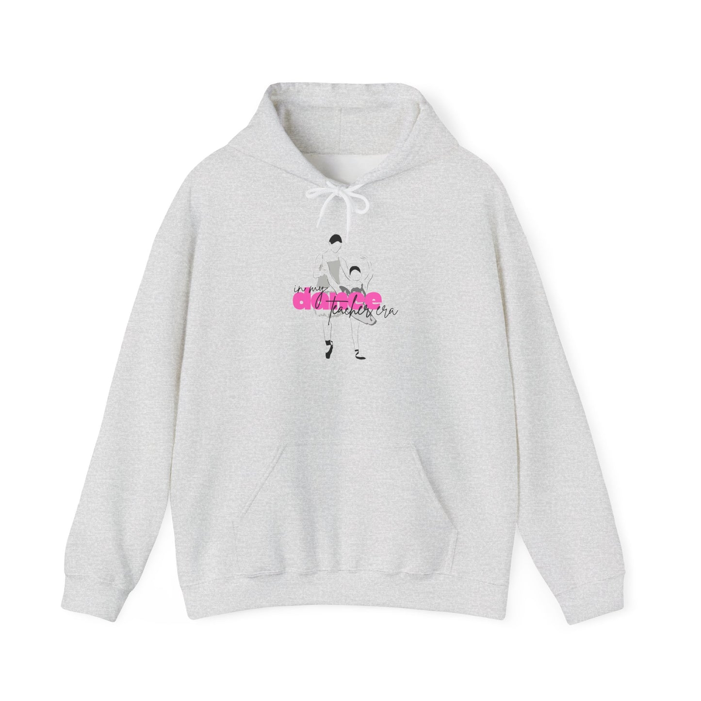 "In My Dance Teacher Era" Ballet Hoodie – Unisex Heavy Blend™ Hooded Sweatshirt with Ballet Teacher & Student Graphic