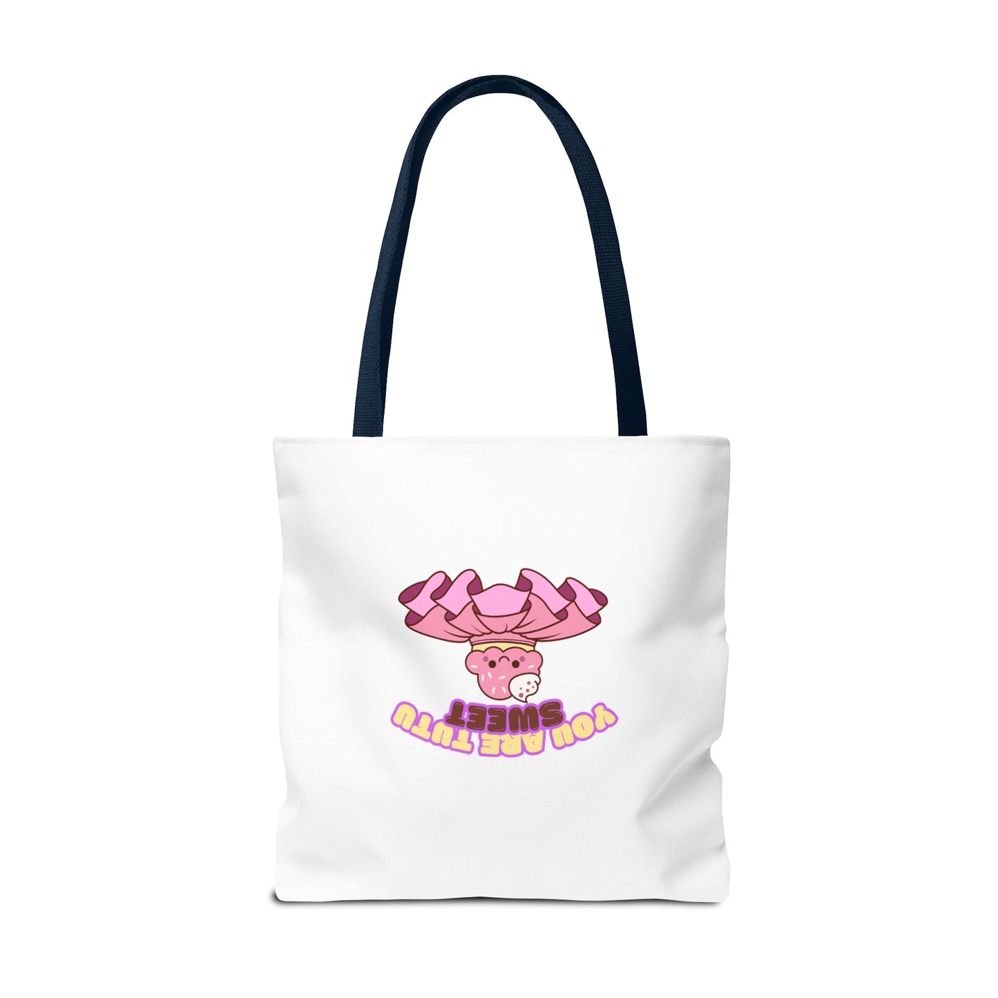 "You Are Tutu Sweet" Kawaii Cupcake Dance Tote Bag – Cute Canvas Bag for Dancers, Dance Moms & Ballet Lovers | Dance Gift Idea