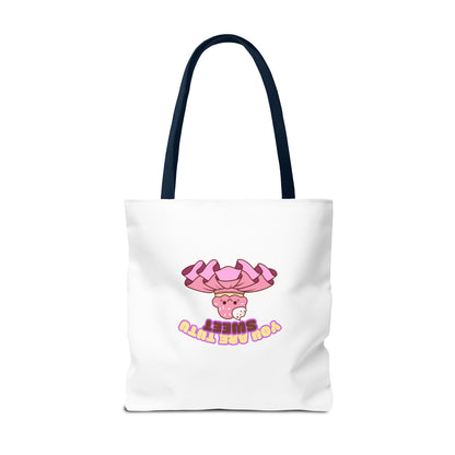 "You Are Tutu Sweet" Kawaii Cupcake Dance Tote Bag – Cute Canvas Bag for Dancers, Dance Moms & Ballet Lovers | Dance Gift Idea