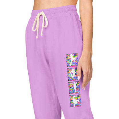Levels Premium Collection Dancer Sweatpants – Vibrant Unisex Streetwear Joggers with Bold Dancer Silhouette Graphic