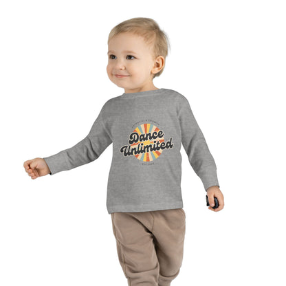 "Dance Unlimited – Potential & Growth" Toddler Dance T-Shirt – Retro Long Sleeve Tee for Kids