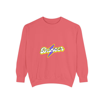 "Dancer" Unisex Lightweight Crewneck Sweatshirt – Superhero-Inspired Graphic Pullover for Dance Lovers & Performers