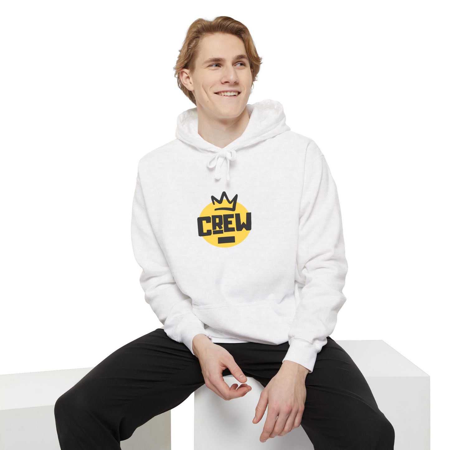Full Out Premium Collection Dance Hoodie – Unisex Streetwear Crew Pullover with "Full Out" Back Graphic and "Crew" Front Design