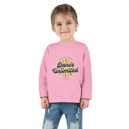 "Dance Unlimited – Potential & Growth" Toddler Dance T-Shirt – Retro Long Sleeve Tee for Kids
